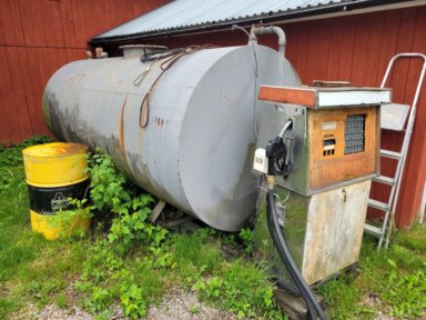 Dieseltank 6000 liter med pump 