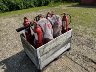 1 palle brandslukkere 8/6/5kg