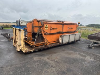 Oletto asfalt kasse på container lad