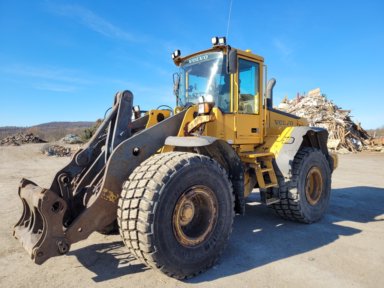 Hjullastare Volvo L110E 50km/h spakstyrning , våg, breda däck mm