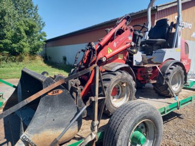 Weidemann 1350XC45 med vogn og udstyr / Loader & wagon