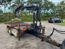 Tømmertrailer Peitz AVE 57 Tømmertrailer med HIAB kran