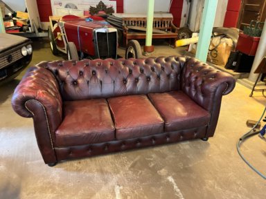 Forskelligt udstyr Chesterfield Oldtimer 3+1+1