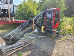 Timmerkran  V-Kran V10CX, 9.6 dubbelt utskjut 