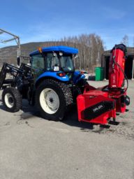 New Holland TD5.95 Traktor + Dalen snøfres