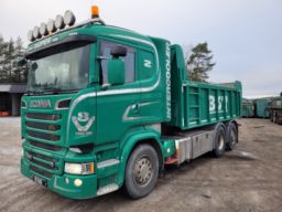 Tippbil Scania R580 V8 Euro 6 Benalu 
