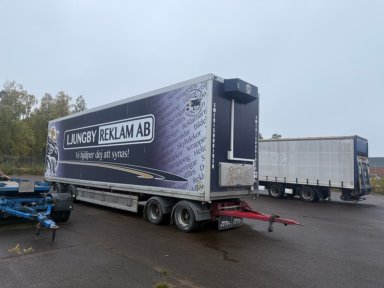 4axlat Skåpsläp NTM UTP-39L-4 lågbyggt