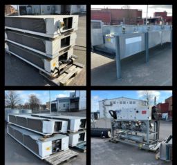 Stor kylanläggning Carrier 30HZ / 30 HZV  Fincoil FMP mm