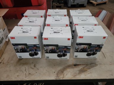 Parti med 19 st 3M™ PELTOR™ X5 Hörselkåpor nya