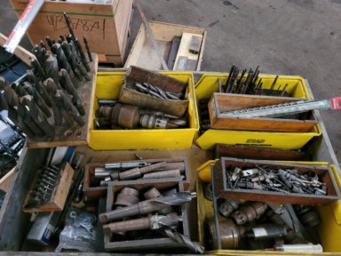 Parti med metallborr, grova 
