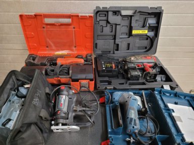 4 st handhållda elektriska maskiner , najmaskin , Fein mm