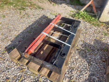 Kompaktlæsser Skid Steer Balle Fork. B47