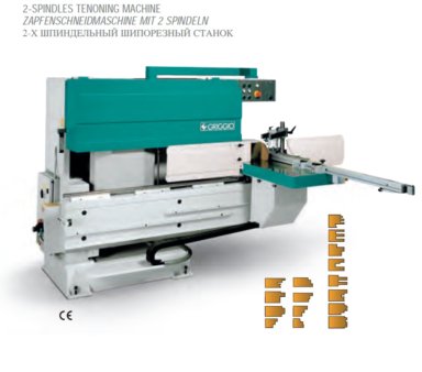 Griggio GAT180, dobbel tappe-slissemaskin
