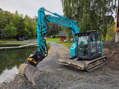 Gravemaskin Kobelco SK75SR-7 / 3 skuffer  / S50 / 5500h
