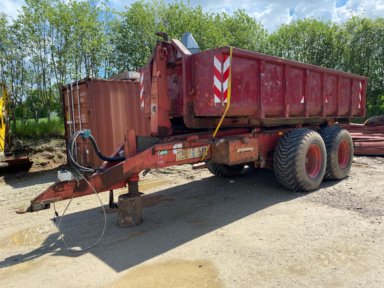 BIGAB 2 Akslet kroghejsevogn med 20 fods container / Årgang 2001 