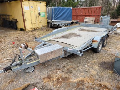 Biltrailer biltransport bilsläp  THULE AT2000B  2 tons totalvikt 