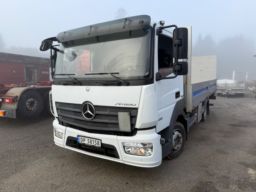 Lastebil Mercedes-Benz Atego EURO 6 Lav kilometer stand med baklem leveres ferdig EU