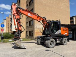 Hjulgrävare Hitachi ZX140W-6 3D Leica 2018