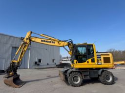 Hjulgrävare Komatsu PW 160 - 10 med redskap