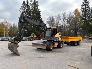 Grävmaskin Volvo Ewr150E Leica + Randex XD100