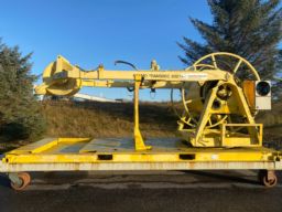 20 ‘’ plattform  med  lagertrommel  og svingkrans