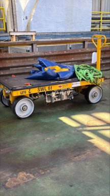 Luftdrevet transportvogn / air-driven trolley 6t