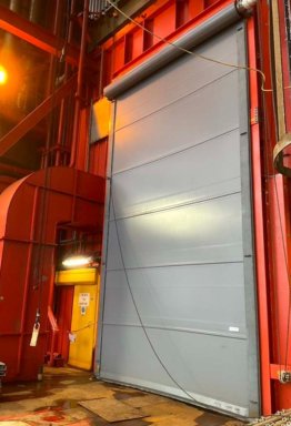 Rulleport / Roller gate system,  material PVC