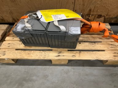 2 stk Gel batterier 