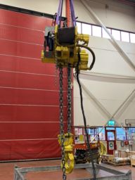 Talje / Air hoist    SWL 35 tonn   Sertifikat medfølger / certificate