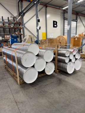 Diverse HVAC materiell - rør.