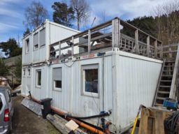 Brakkerigg - 4+2 containere - kontor, spiserom, WC