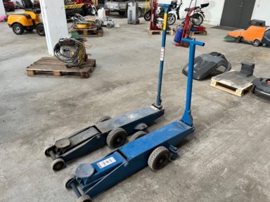 Store 6 ton værkstedsdonkrafte.