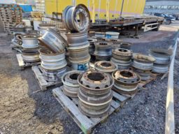 Plåtfälgar till lastbil samt lasbilssläp