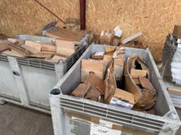 Forskelligt udstyr Rustfri bolte/møtrikker nye 2 paller 2 kasser