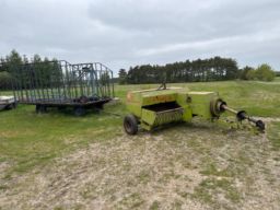 Halmpresser,Balleslisk og halmvogn