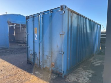 20 Fods Skibscontainer (Con. 2) – Inkl. Blandet Hempel Maling