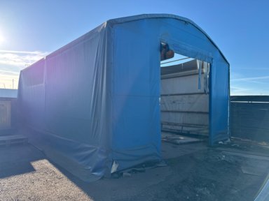 Telthal (Ca. 8 x 6 x 4,25 m) – Sælges til nedtagning