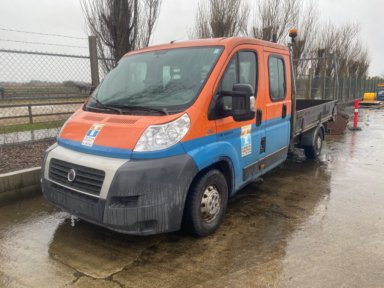FIAT Ducato 120 Multijet (33) Lad & Mandskabsvogn med HIAB kran