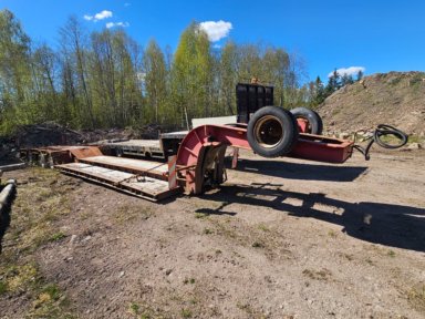 Maskintrailer HAFO H-42-3-PNKSAH-LS  med svanhals