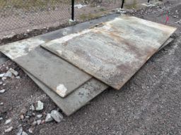 Körplåtar 3st   4,7x2 / 4x2m 