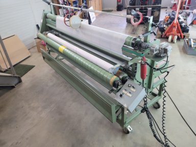 Upprullningsmaskin avsyningsmaskin för textil  Polytex  AC