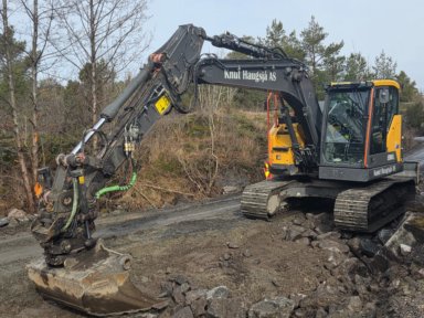 VOLVO ECR 145EL 2020 MOD XSITE GPS STEELWRIST X18 ROTORTILT  SKJÆR