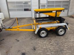 Boogietrailer med saltspreder