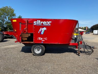 Sitrex 2EM 140 Double-auger mixer wagon / Year 2017 / Doppel-Schneckenmischwagen / Dubbelmatarskruvsblandare / Dobbelskrueblander