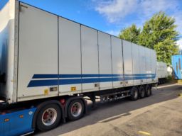 Trailer skåptrailer inrikestrailer med öppningsbar sida SCHMITZ  