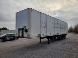 Trailer skåptrailer utrikestrailer med öppningsbar sida SCHMITZ