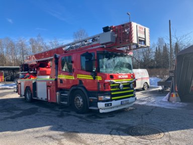 Brann-  / stigebil / Laddertruck /  Scania  P114GB4X2NB380  2005 , Approved 01.-26