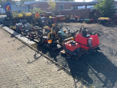 Stor oprydningsauktion: 57 enheder samt 5 paller reservedele – Have/Park-materiel fra kendte mærker