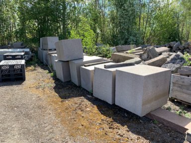 Byggmaterial Granitblock  15st