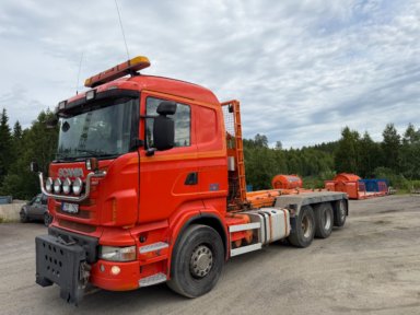 Lastväxlare tridem Scania R480 förberedd för plogutrustning